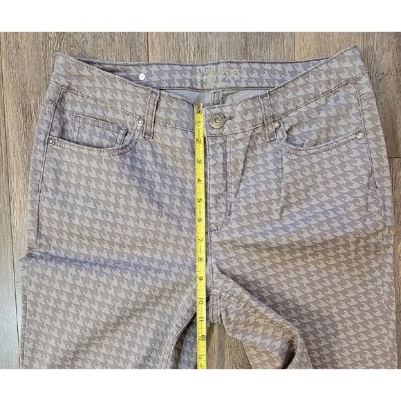 Ruff Hewn Gray Womens Size 10 Pants Geometric Pattern Skinny Leg - Picture 3 of 8